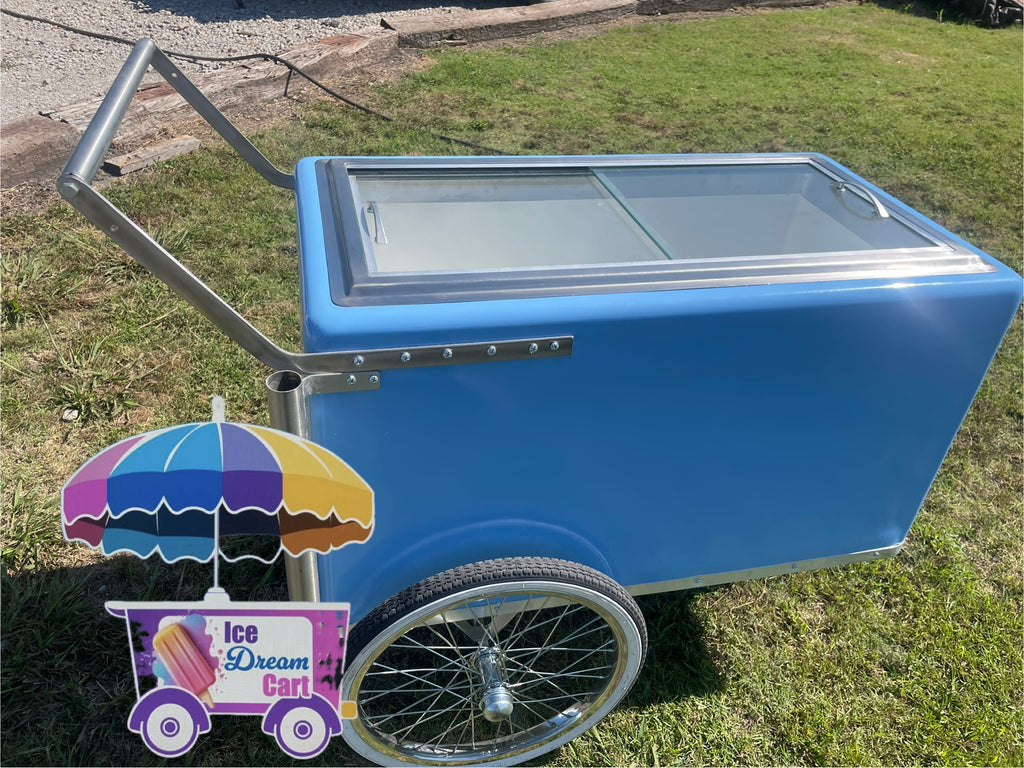 Sliding Door Add-On | Upgrade for Ice Cream Carts & Paletero Carts