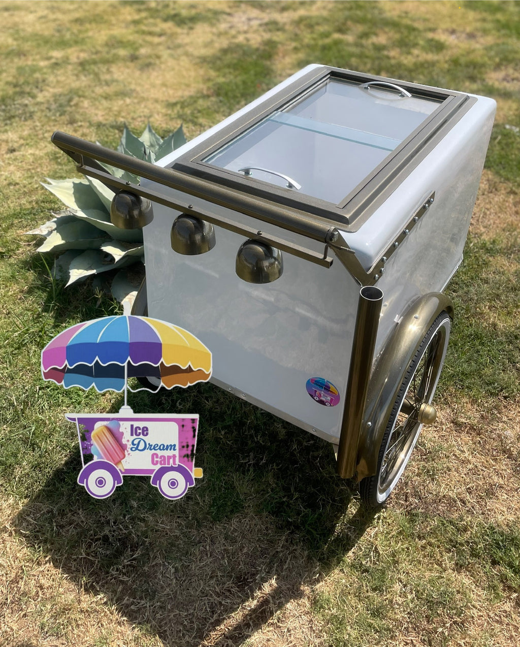 Sliding Door Add-On | Upgrade for Ice Cream Carts & Paletero Carts