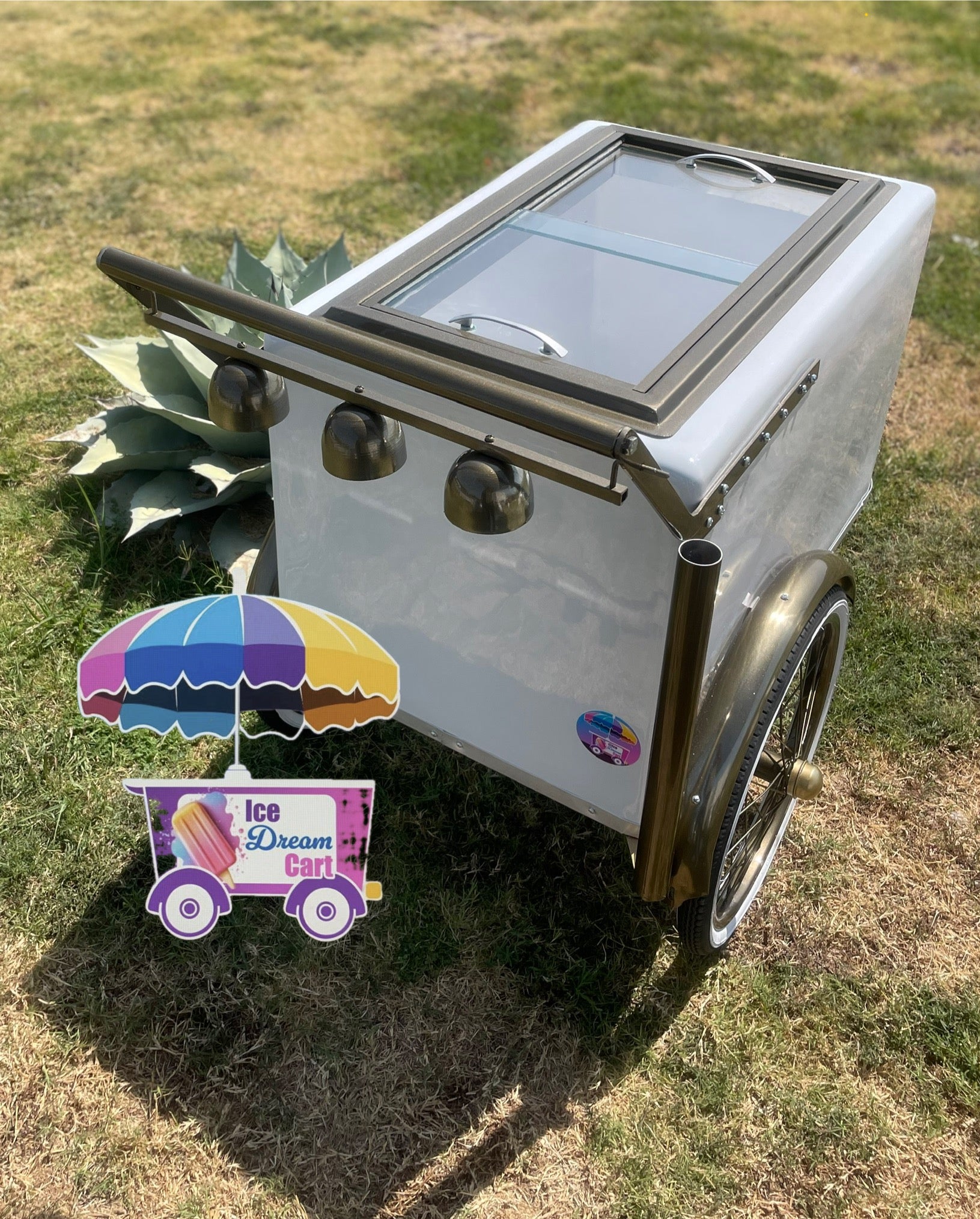 Sliding Door Add-On | Upgrade for Ice Cream Carts & Paletero Carts