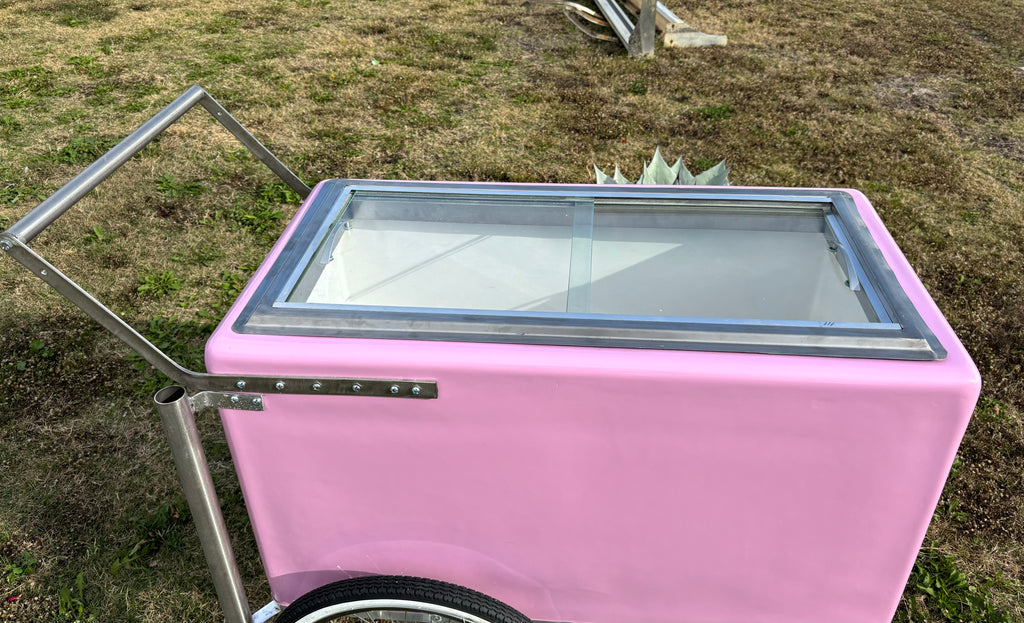 Sliding Door Add-On | Upgrade for Ice Cream Carts & Paletero Carts